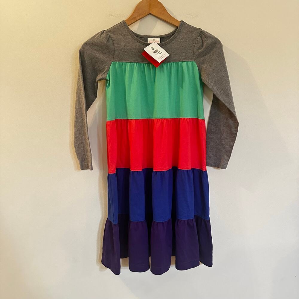 New Hanna Andersson Long Sleeve Twirl Dress sz 130 (8)